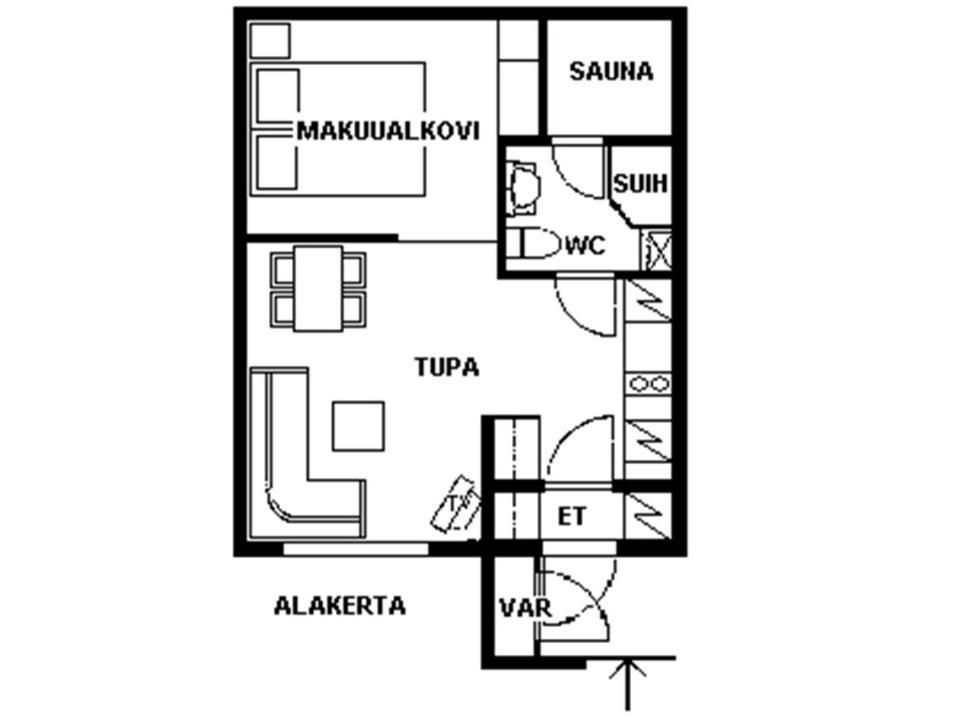 Appartement Roehkoestar 107 à Äkäslompolo Extérieur photo